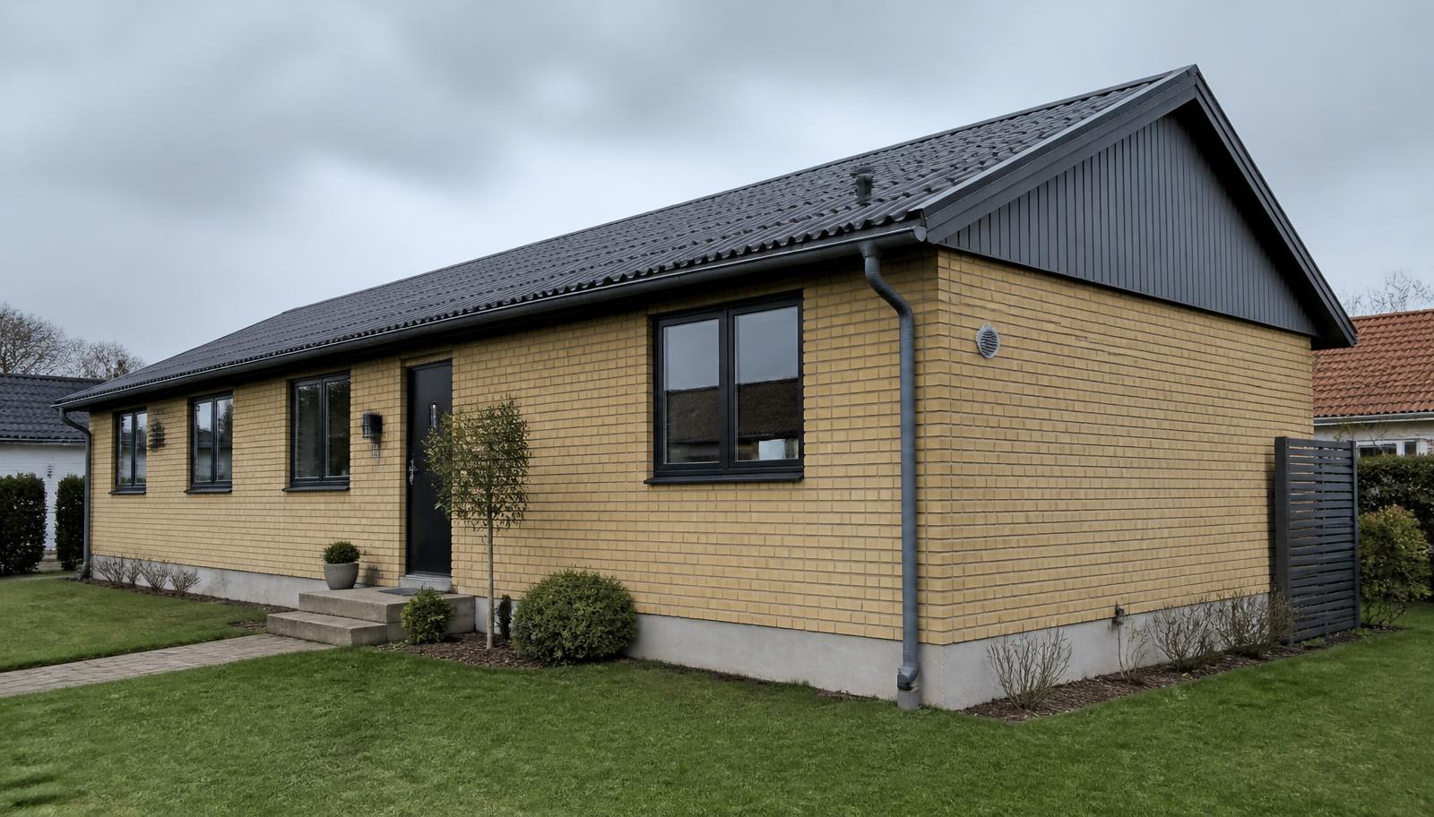 Dansk parcelhus hvor radonsikring er udført af Radon-Stop